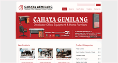 Desktop Screenshot of cahayagemilangfurniture.com